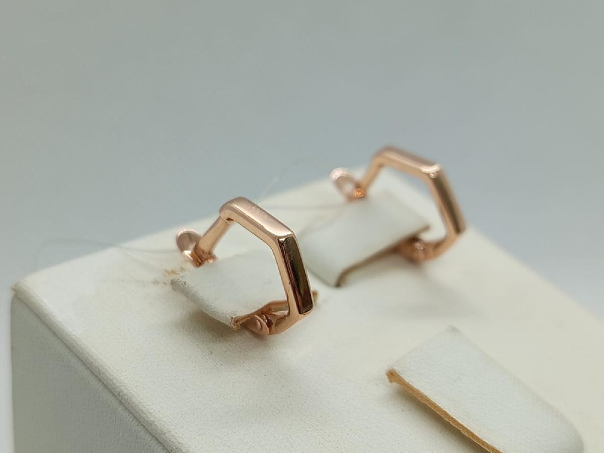 СЕРЬГИ БЕЗ КАМНЯ (Au 585)