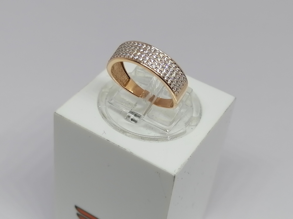 КОЛКМИ585 КОЛЬЦО С КАМНЯМИ (Au 585)