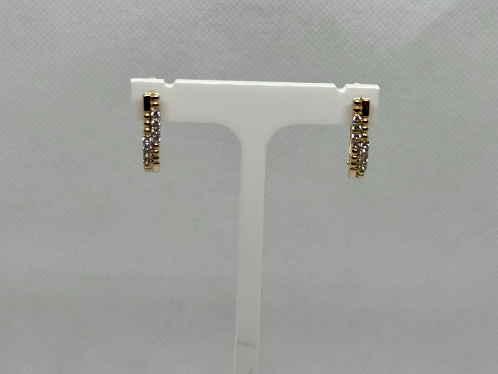 СКМИ585 СЕРЬГИ С КАМНЯМИ (Au 585)