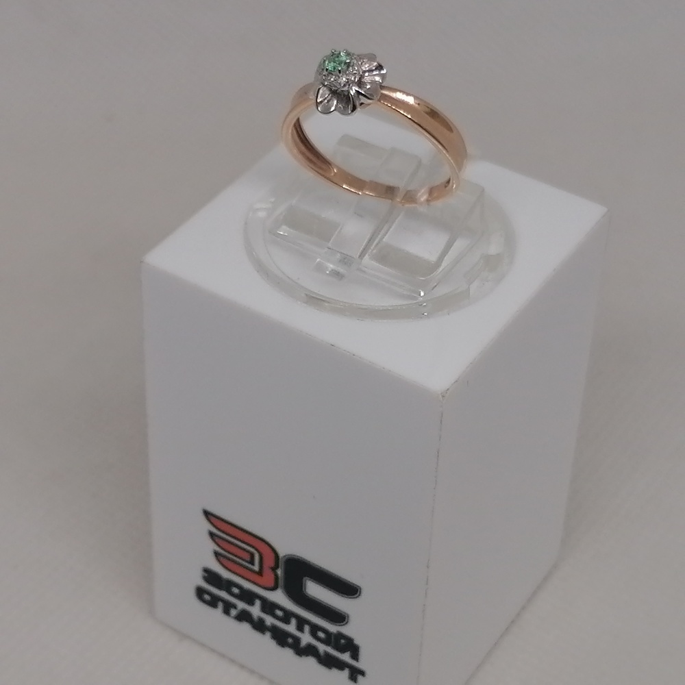 КОЛКМИ585 КОЛЬЦО С КАМНЯМИ (Au 585)