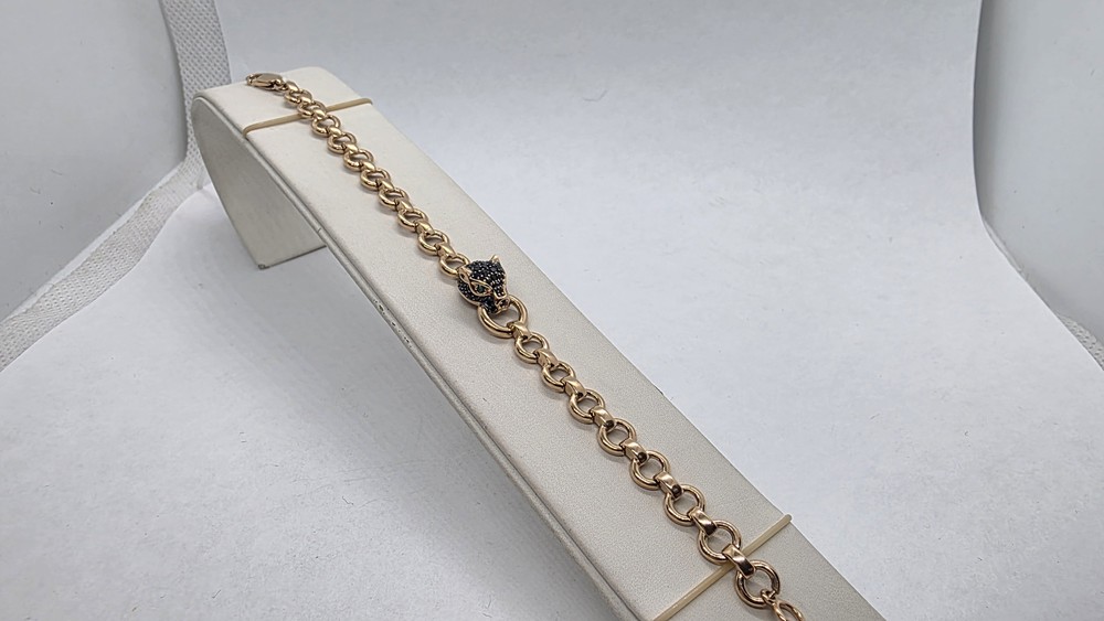 Б585 БРАСЛЕТ С КАМНЯМИ (Au 585)