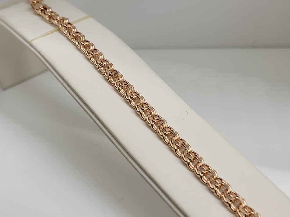 10090380117 БРАСЛЕТ ПУСТОТЕЛЫЙ Бисмарк (Au 585)