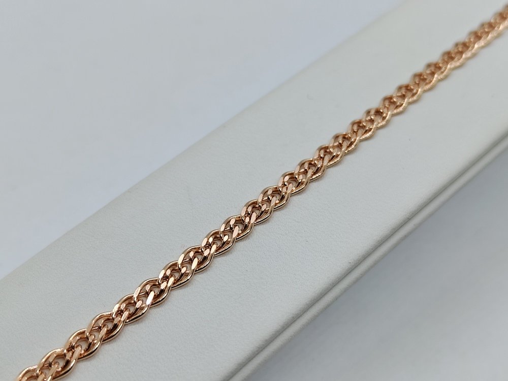 7060155-19 БРАСЛЕТ ПОЛНОВЕСНЫЙ Нона (Au 585)