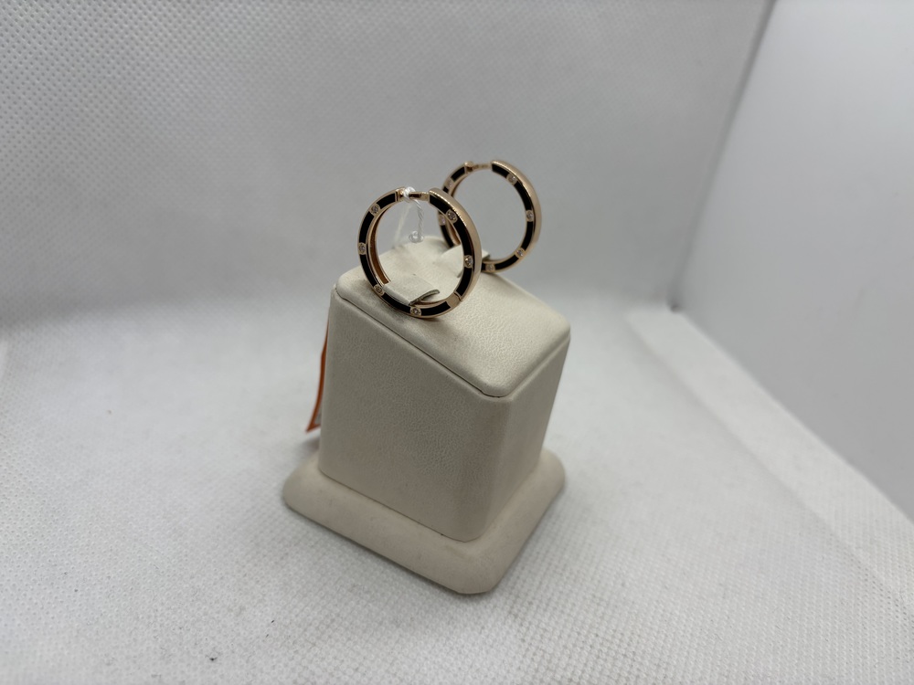 СКОН585 СЕРЬГИ КОНГО (Au 585)