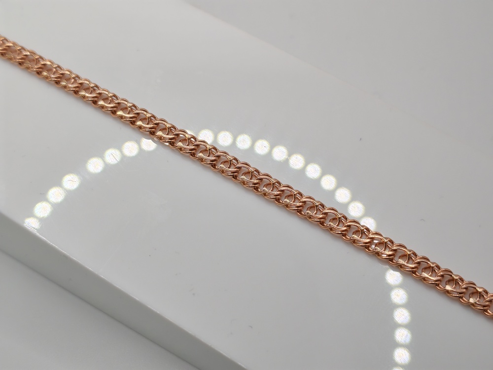 БРАСЛЕТ ПОЛНОВЕСНЫЙ Бисмарк арбский (Au 585)