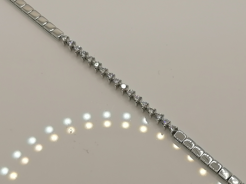 БРАСЛЕТ С КАМНЯМИ (Au 585)