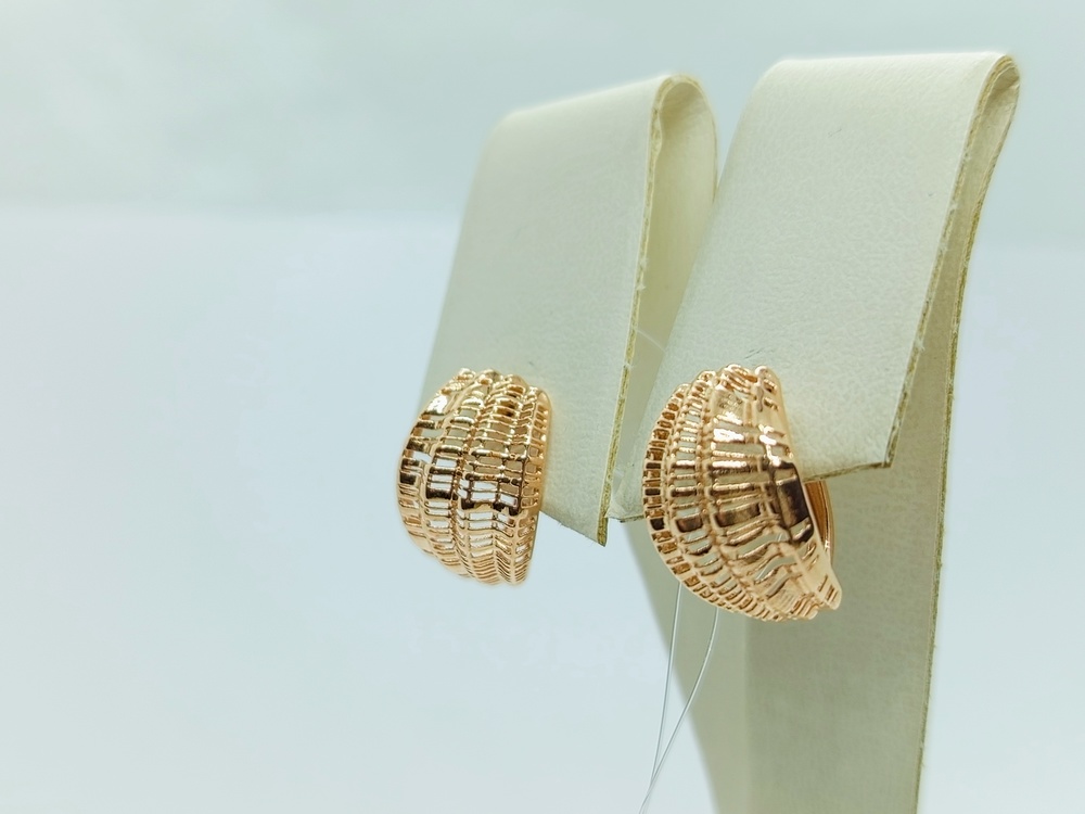 СЕРЬГИ БЕЗ КАМНЯ (Au 585)