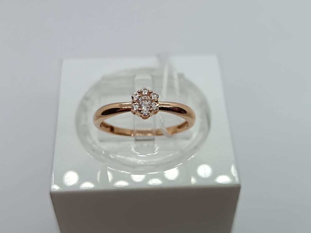 КОЛКМИ585 КОЛЬЦО С КАМНЯМИ (Au 585)