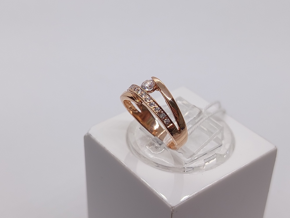 КОЛКМИ585 КОЛЬЦО С КАМНЯМИ (Au 585)