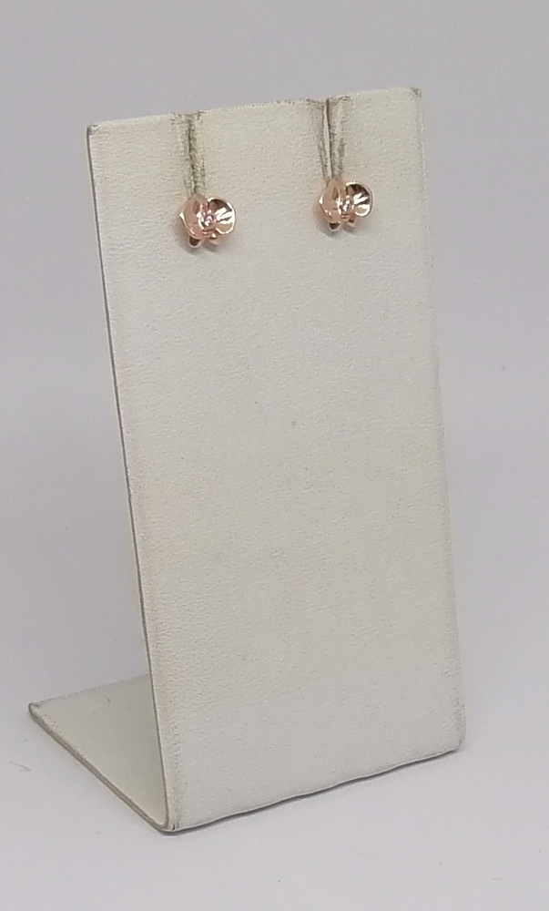 СЕРЬГИ ПУСЕТЫ с камнем (Au 585)