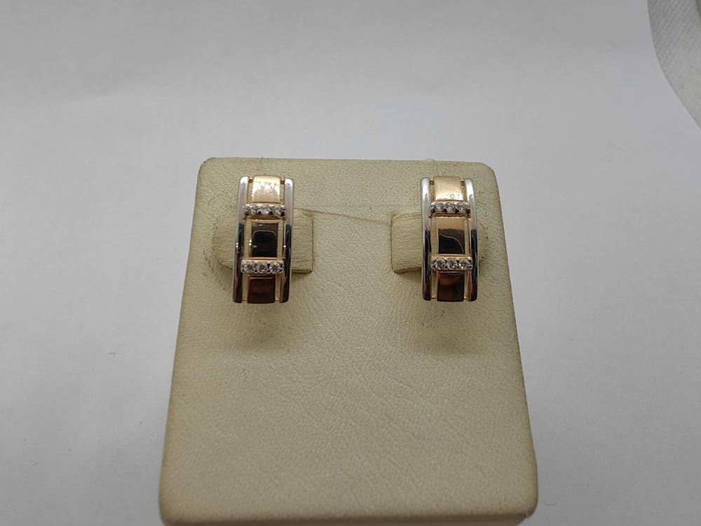 СЕРЬГИ С КАМНЯМИ (Au 585)