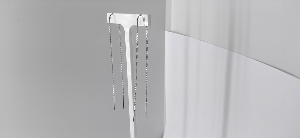 СБКМ585 СЕРЬГИ БЕЗ КАМНЯ (Au 585)