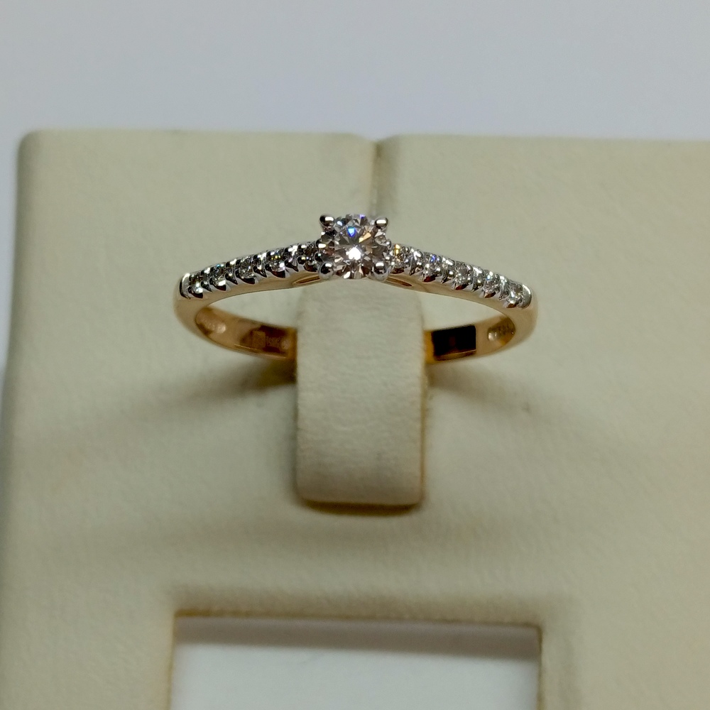 КОЛЬЦО БРИЛЛИАНТ (Au 585)