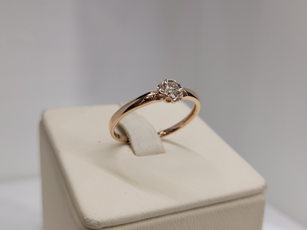 КОЛЬЦО БРИЛЛИАНТ Au 585