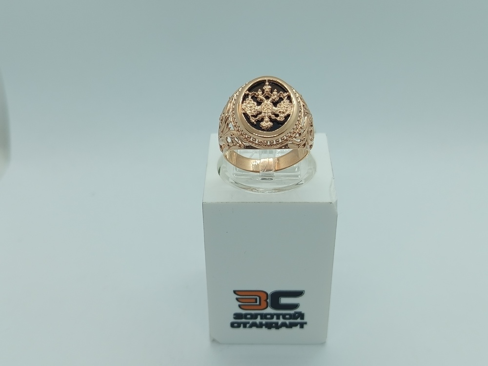 1020027 КОЛЬЦО ПЕЧАТКА с камнем (Au 585)