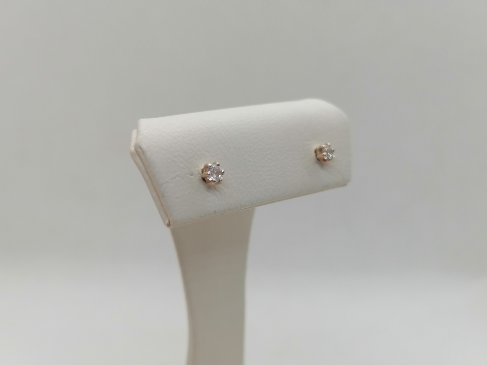 СПУС585 СЕРЬГИ ПУСЕТЫ (Au 585)