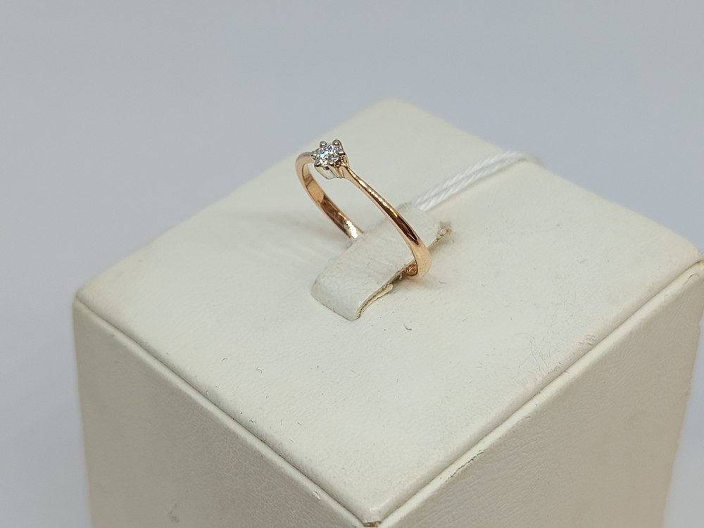 КОЛЬЦО БРИЛЛИАНТ Au 585