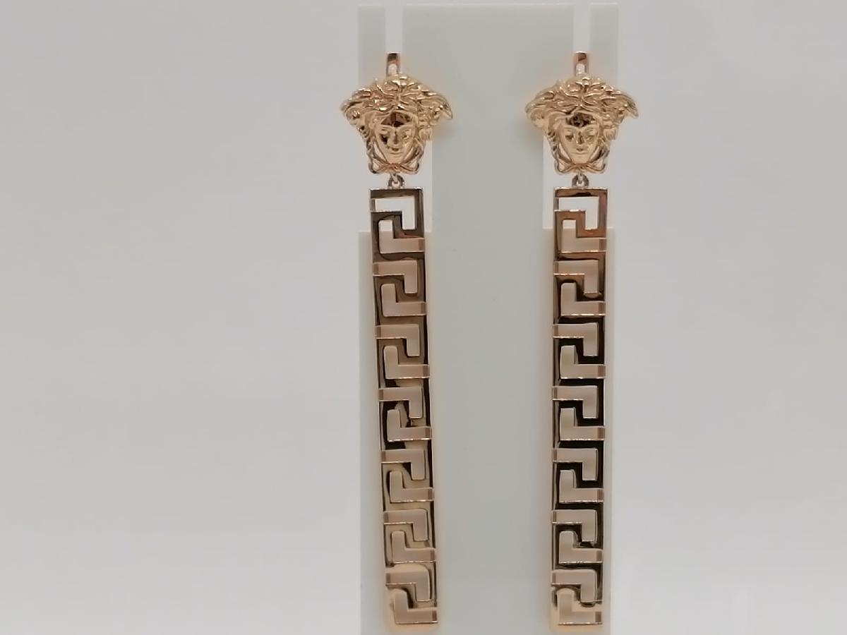 СЕРЬГИ БЕЗ КАМНЯ (Au 585)