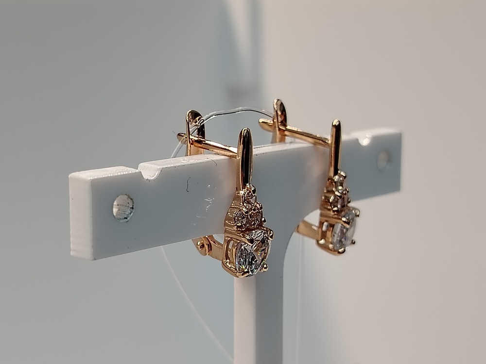 СЕРЬГИ С КАМНЯМИ (Au 585)