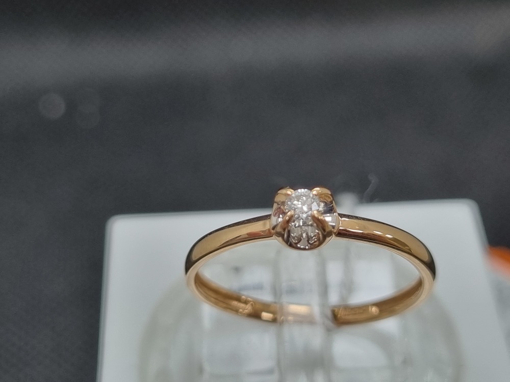 КОЛЬЦО БРИЛЛИАНТ Au 585