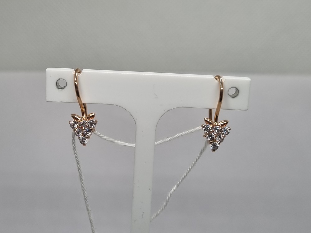 СЕРЬГИ С КАМНЯМИ (Au 585)