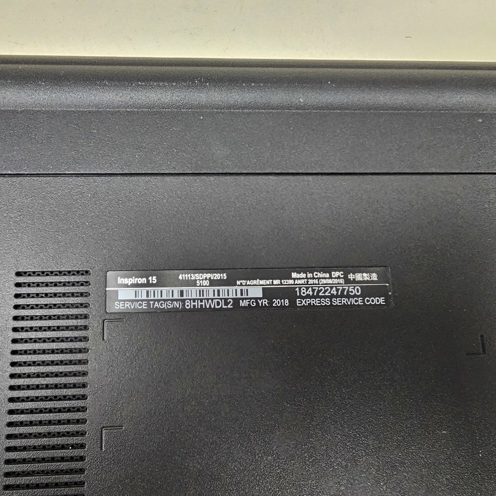 Ноутбук DELL; Pentium N3710, HD Graphics, 4 Гб, Нет, 500 Гб