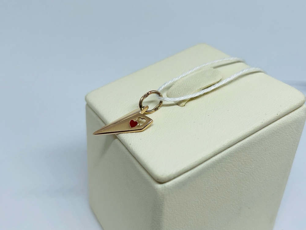 ПОДКМ585 ПОДВЕСКА С КАМНЕМ (Au 585)