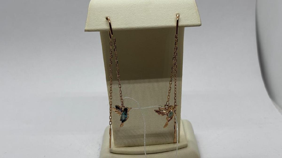 СПРО585 СЕРЬГИ ПРОДЕВКИ (Au 585)