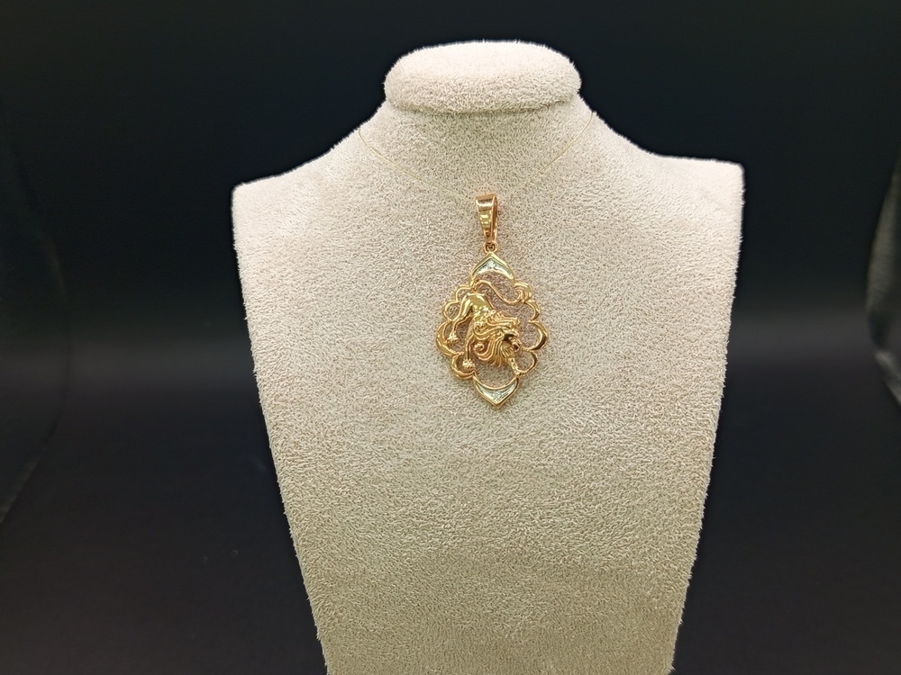 ПОДВЕСКА ЗНАК ЗОДИАКА ЛЕВ (Au 585)