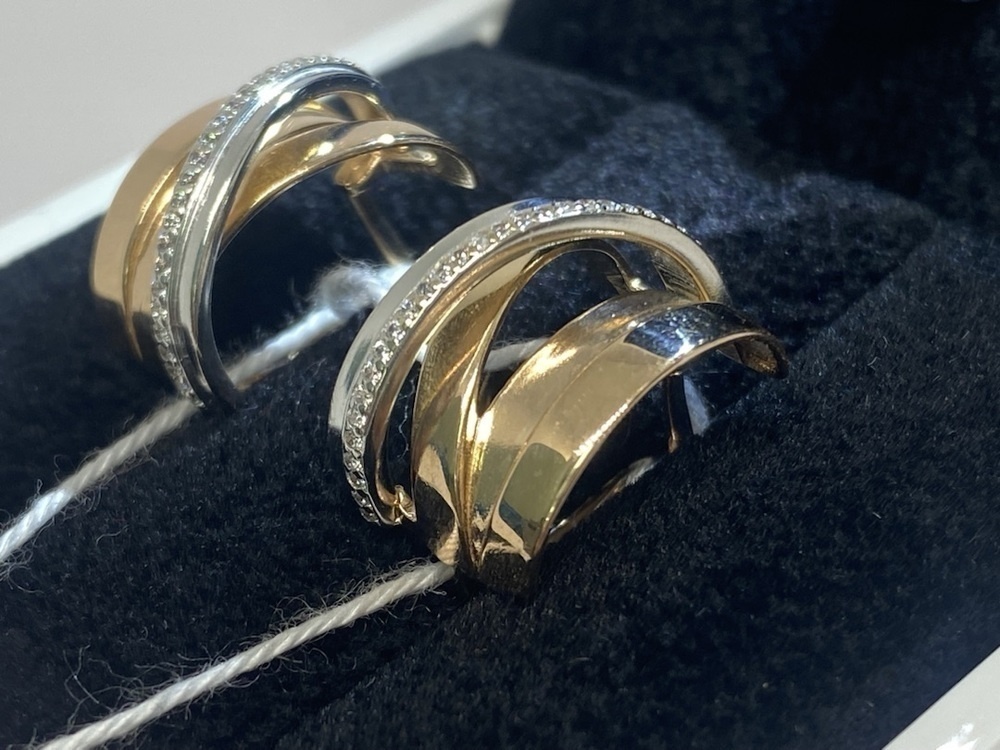 СЕРЬГИ С КАМНЯМИ (Au 585)