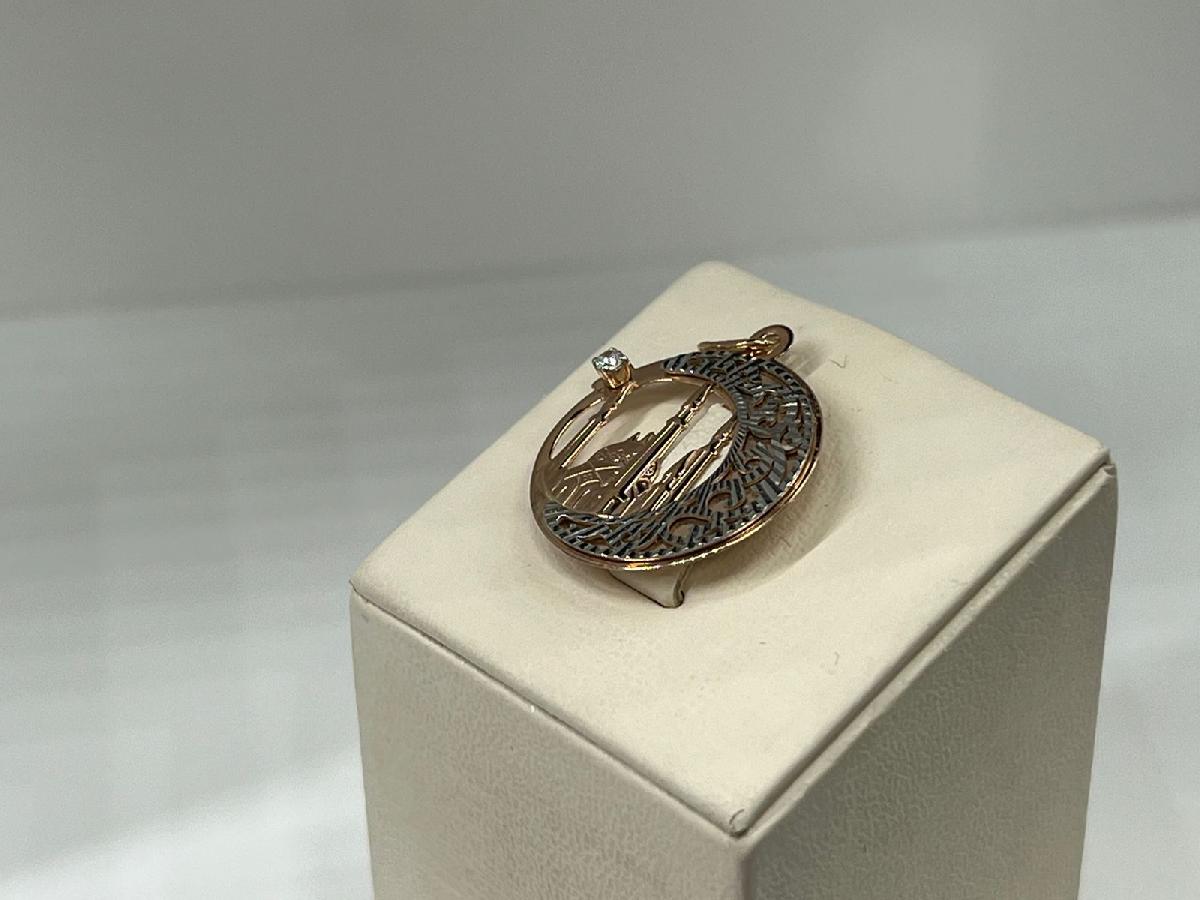 033277 ПОДВЕСКА МЕЧЕТЬ (Au 585)