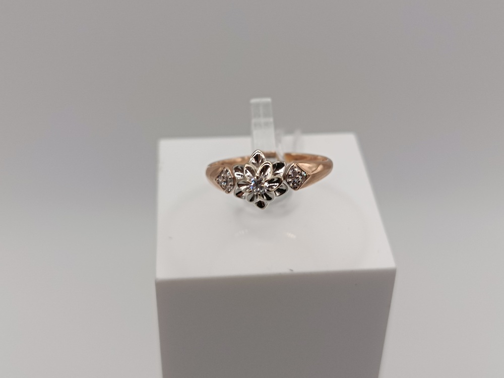 КОЛКМИ585 КОЛЬЦО С КАМНЯМИ (Au 585)