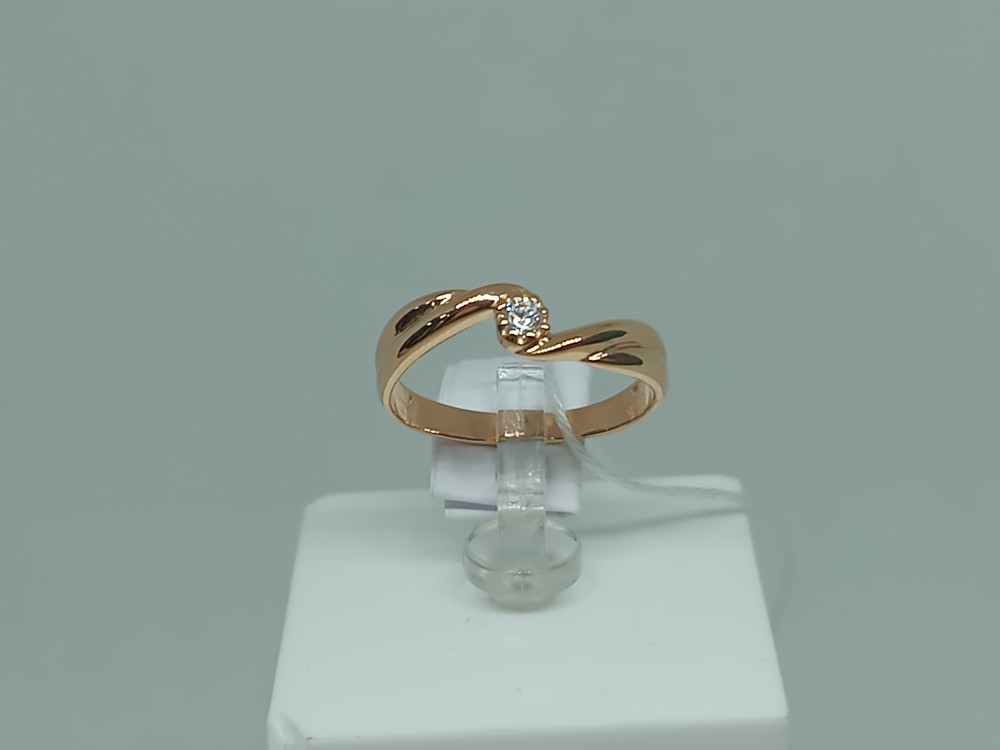 КОЛКМ585 КОЛЬЦО С КАМНЕМ (Au 585)