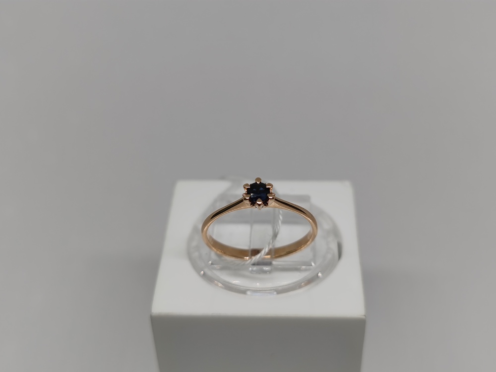 КОЛКМ585 КОЛЬЦО С КАМНЕМ (Au 585)