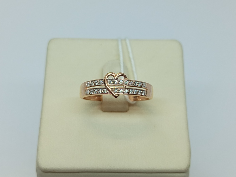 КОЛКМИ585 КОЛЬЦО С КАМНЯМИ (Au 585)