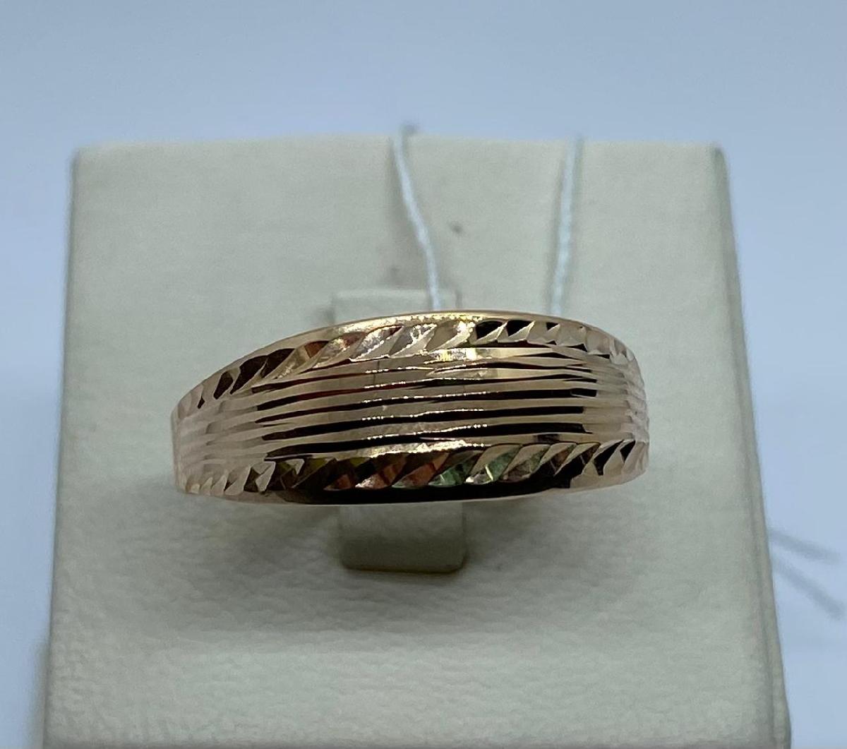 А 012617 КОЛЬЦО БЕЗ КАМНЯ (Au 585)