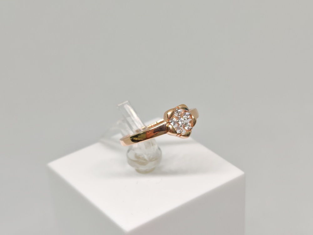 КОЛКМИ585 КОЛЬЦО С КАМНЯМИ (Au 585)