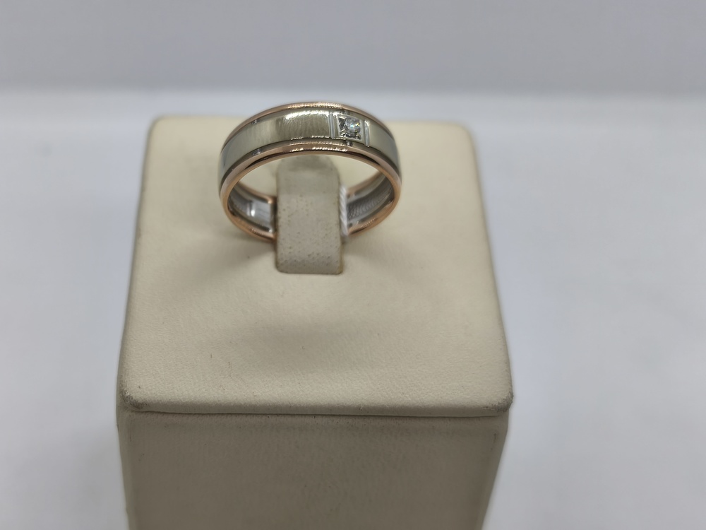 ОБРУЧАЛЬНОЕ КОЛЬЦО БРИЛЛИАНТ Au 585