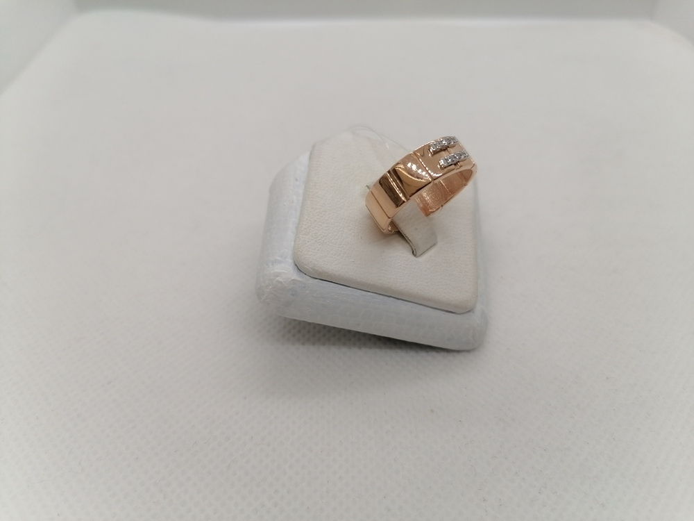 к4937 КОЛЬЦО С КАМНЯМИ (Au 585)