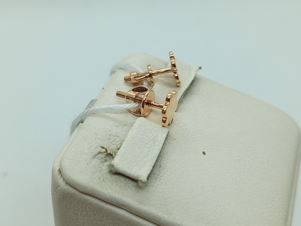 СПУС585 СЕРЬГИ ПУСЕТЫ (Au 585)