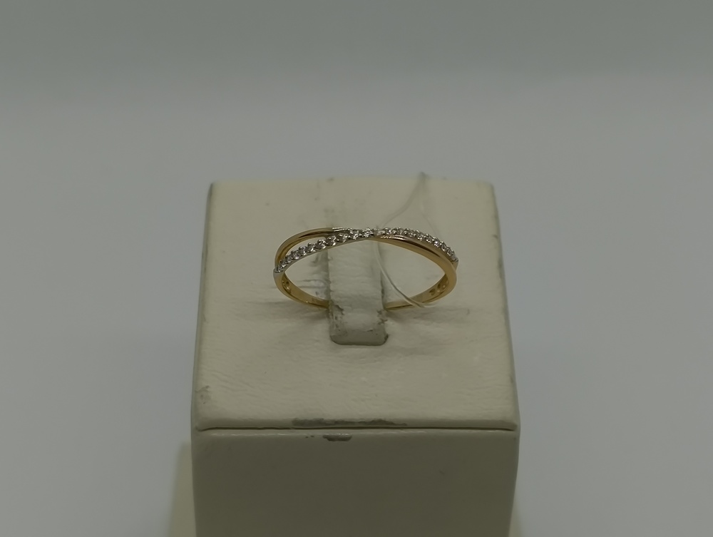 КОЛЬЦО С КАМНЯМИ (Au 585)