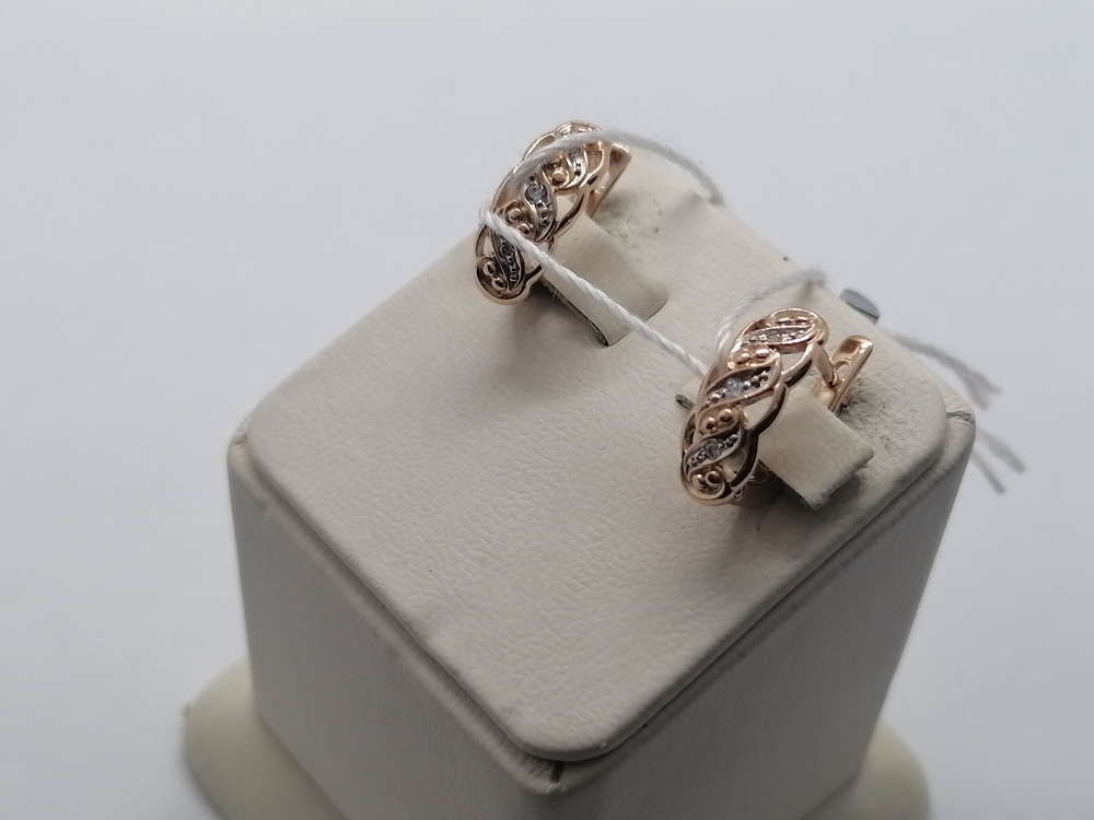 СЕРЬГИ С КАМНЯМИ (Au 585)