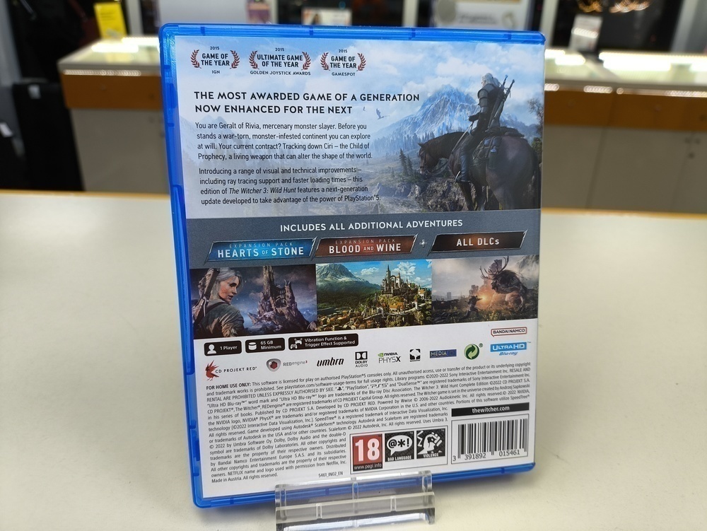 Игра Playstation 5 Witcher Wild Hunt