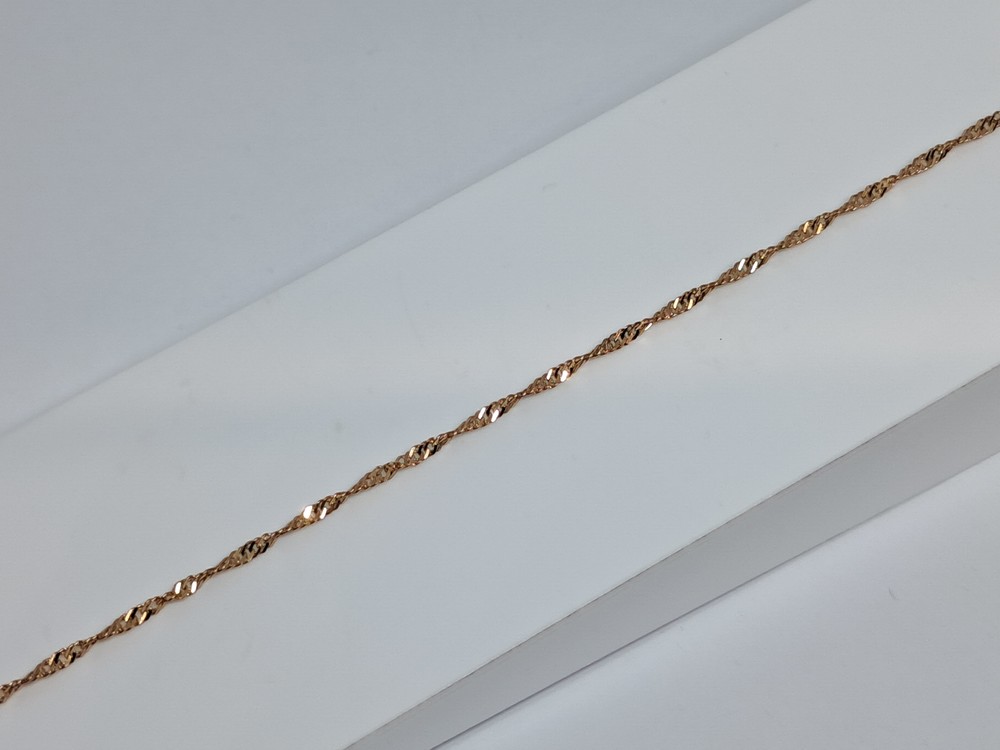 БРАСЛЕТ ПОЛНОВЕСНЫЙ Сингапур Au 375