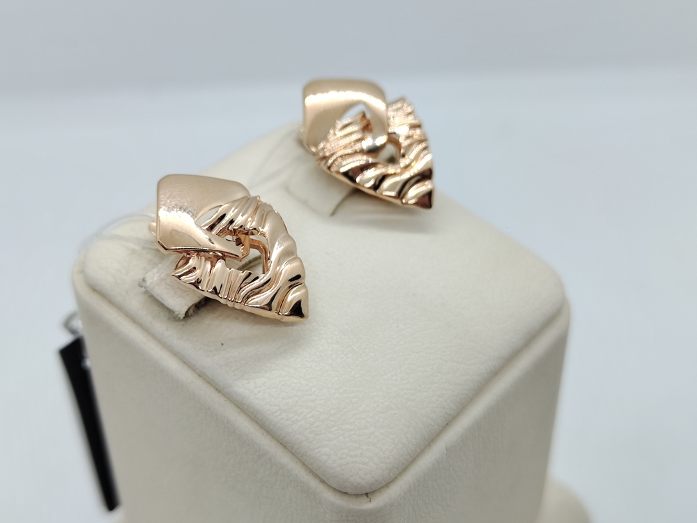 СЕРЬГИ БЕЗ КАМНЯ (Au 585)