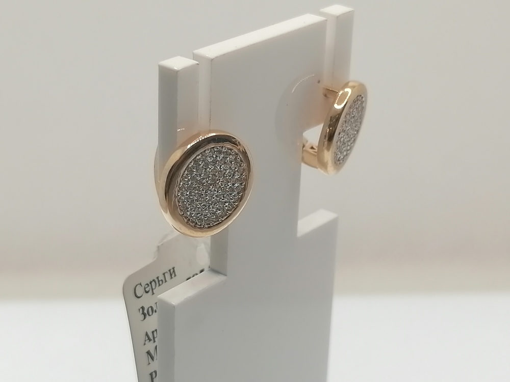 СЕРЬГИ С КАМНЯМИ (Au 585)