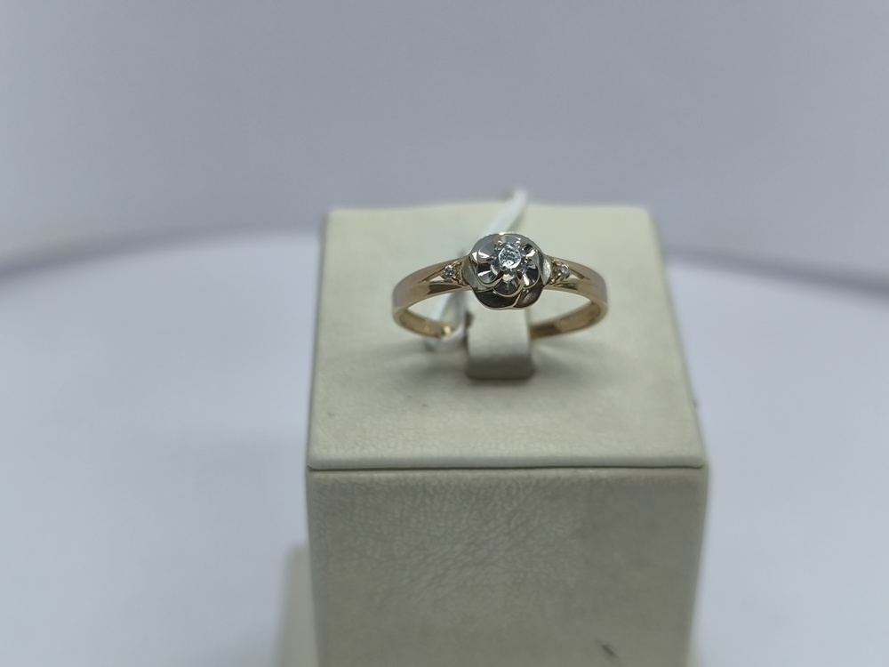 КОЛКМИ585 КОЛЬЦО С КАМНЯМИ (Au 585)