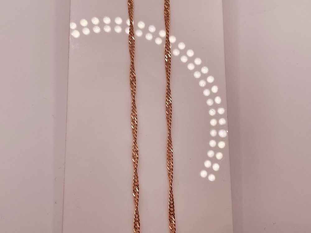 ЦЛСИ585 ЦЕПЬ ПОЛНОВЕСНАЯ Сингапур (Au 585)