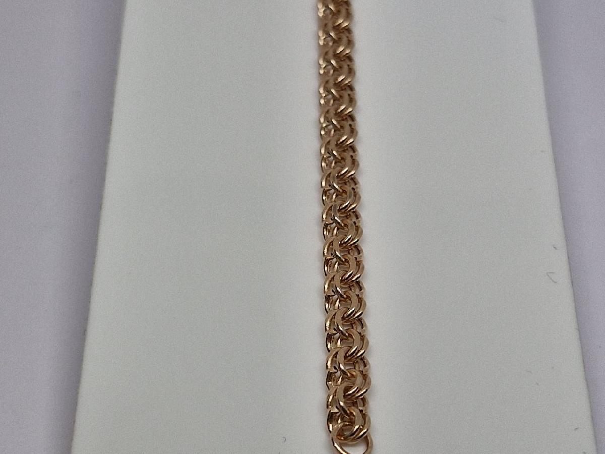 НБ 12-316ПГ БРАСЛЕТ ПУСТОТЕЛЫЙ (Au 585)