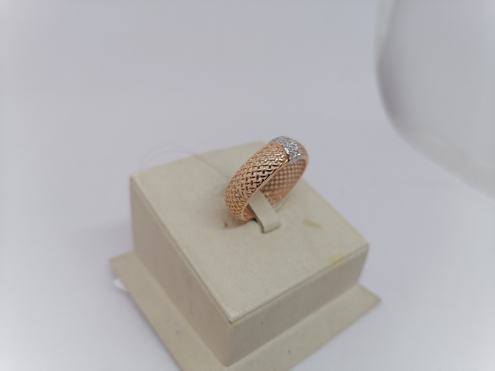 КОЛЬЦО С КАМНЯМИ (Au 585)